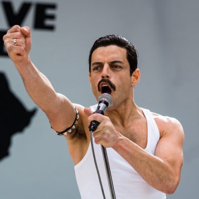 Rami Malek stars as Queen lead singer Freddie Mercury in Bohemian Rhapsody.